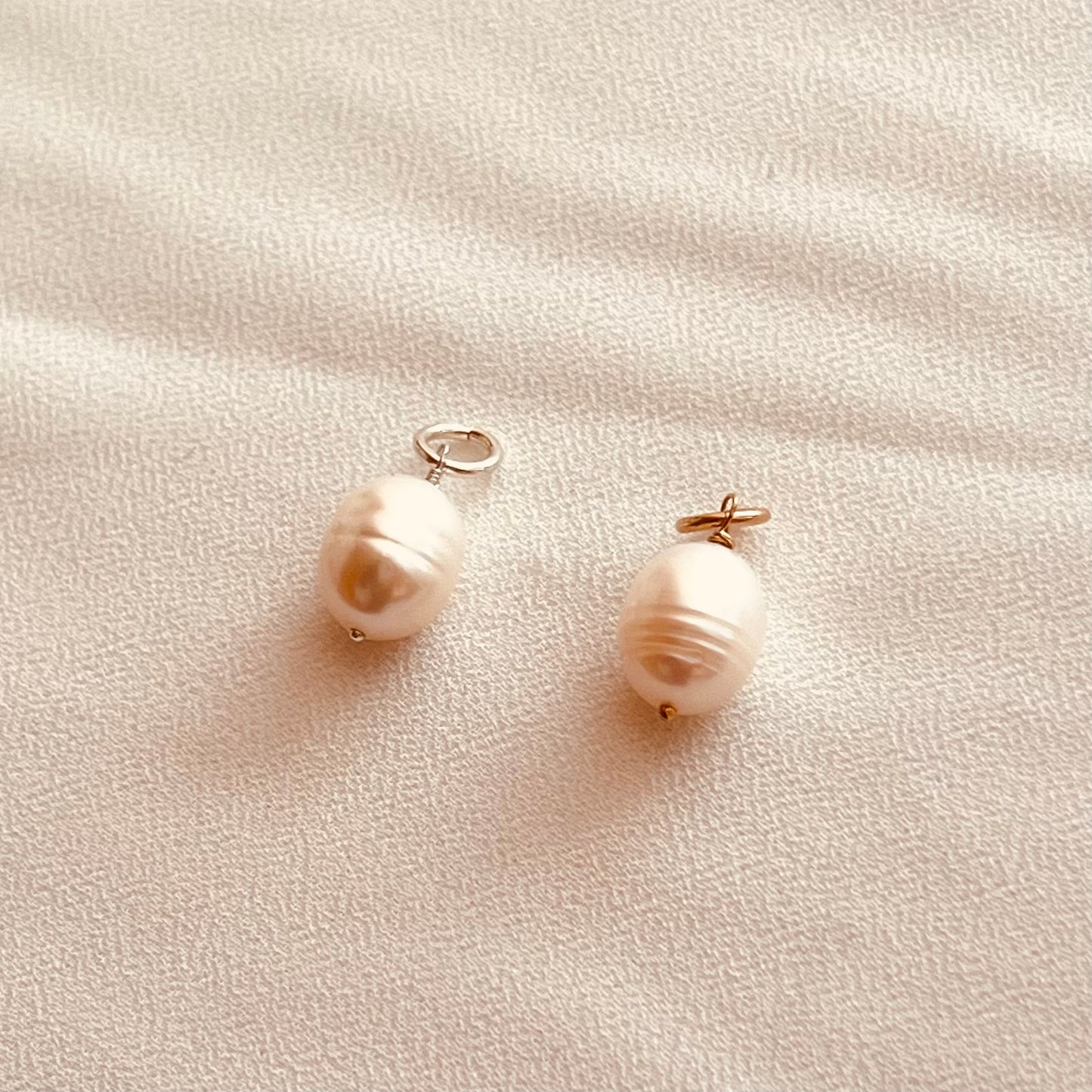 Freshwater Pearl Charm | 14K Gold Filled / Sterling Silver Add-On