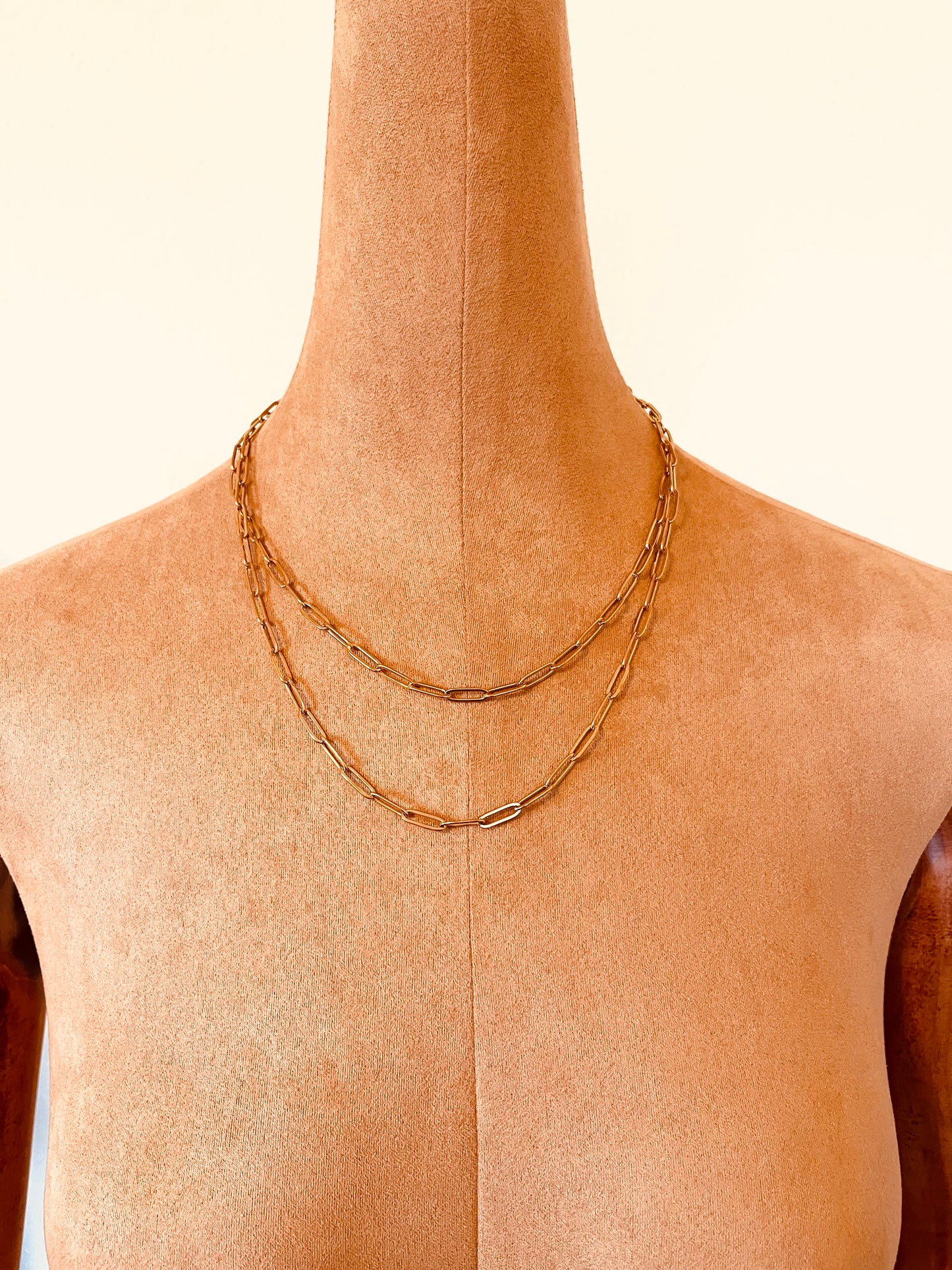 Chunky Paperclip Chain Necklace – 18K Gold PVD Coated (Waterproof & Tarnish Resistant)