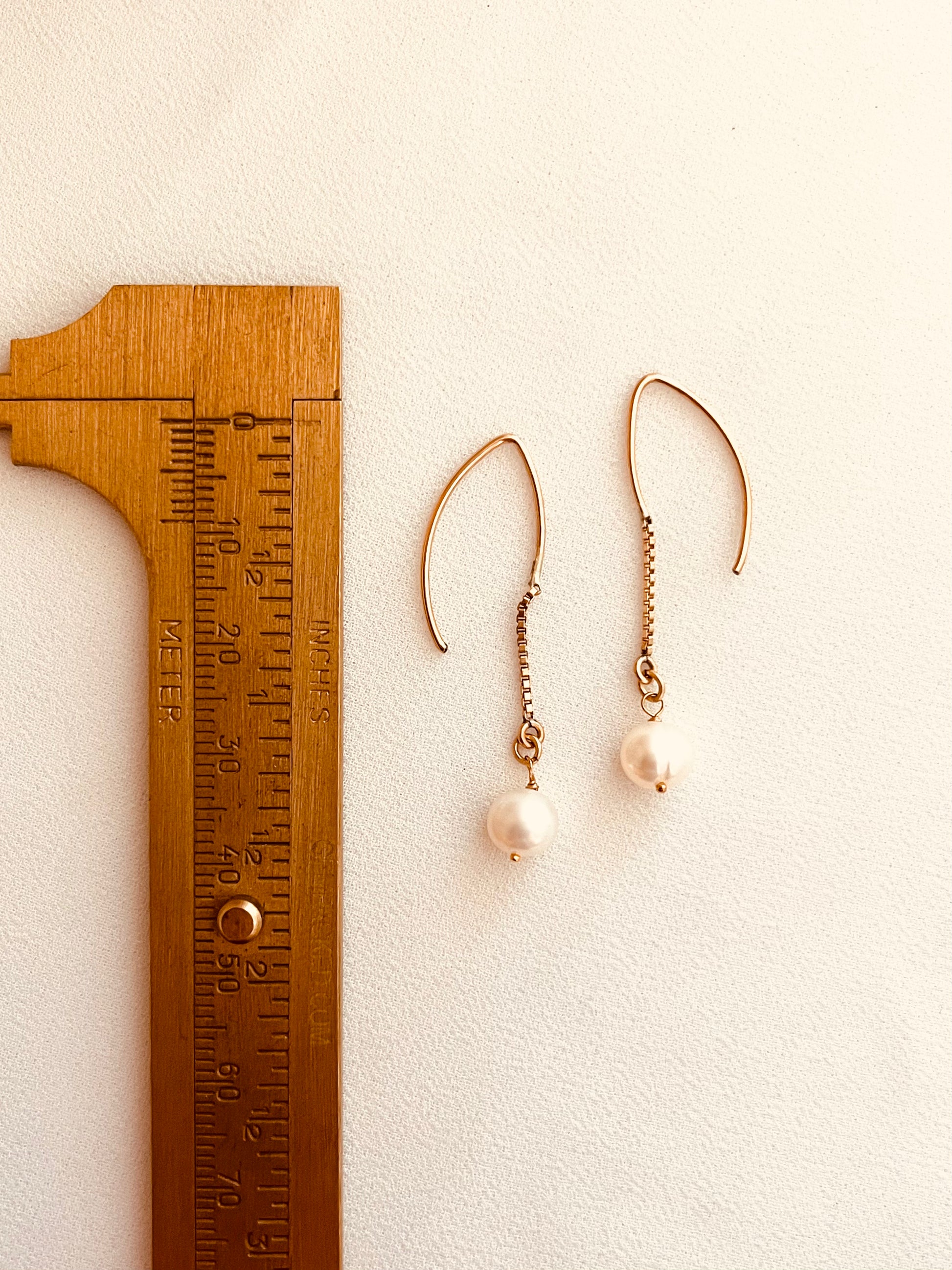 Celeste Pearl Earrings, Pearl jewelry, Pearl Earrings, wedding earrings, gift for her, office outfit, Pearl drop earrings 