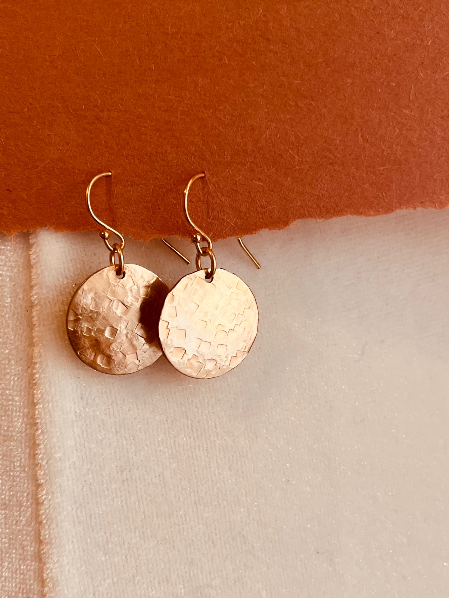 15mm Disc Earrings | 14k Gold Filled, Sterling Silver & Rose Gold