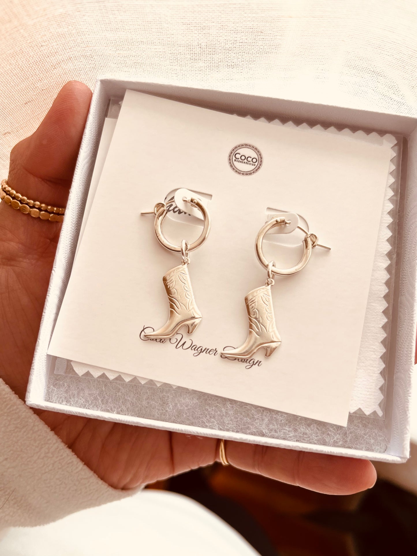 Cowgirl Hoop Earrings
