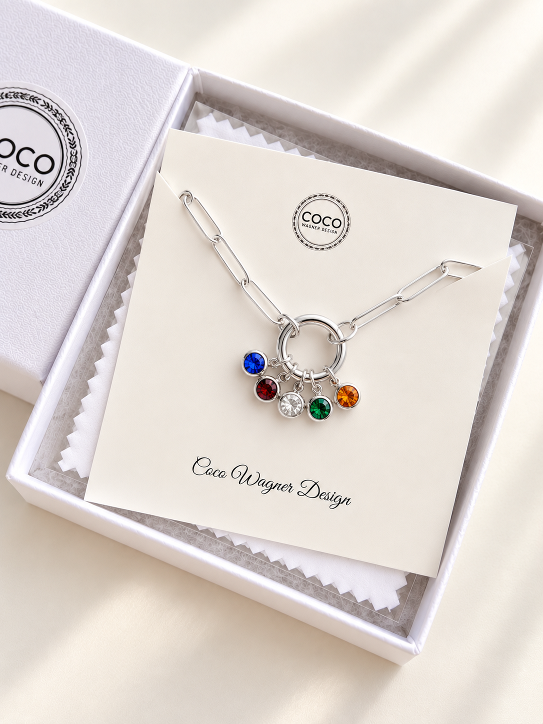 Celebrate the people you love with a personalized sterling silver birthstone bracelet.

Choose one or more birthstone charms to represent your children, family, or loved ones. A meaningful keepsake that’s perfect for everyday wear.