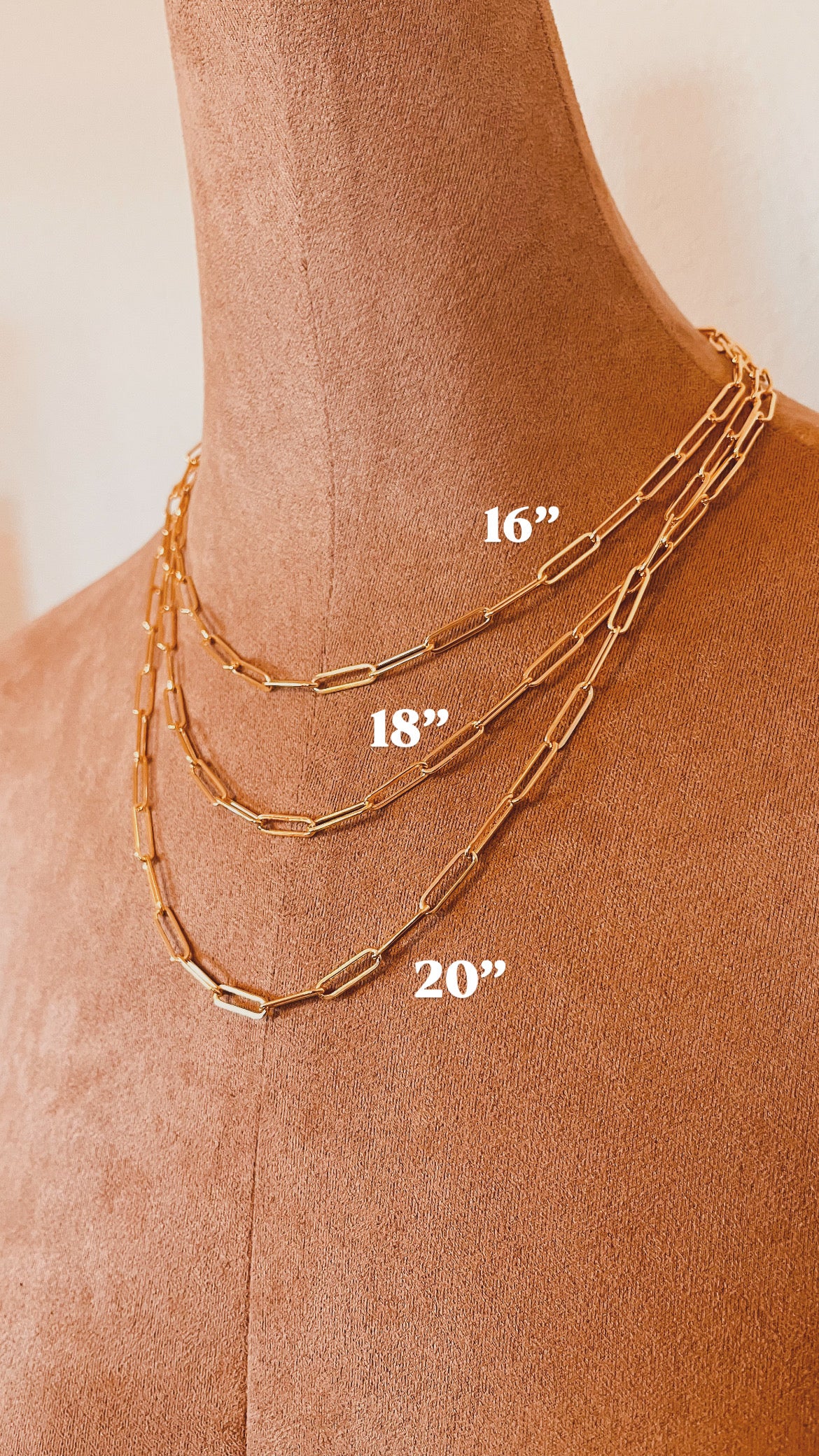Chunky Paperclip Chain Necklace – Bold Waterproof Link Chain for Women