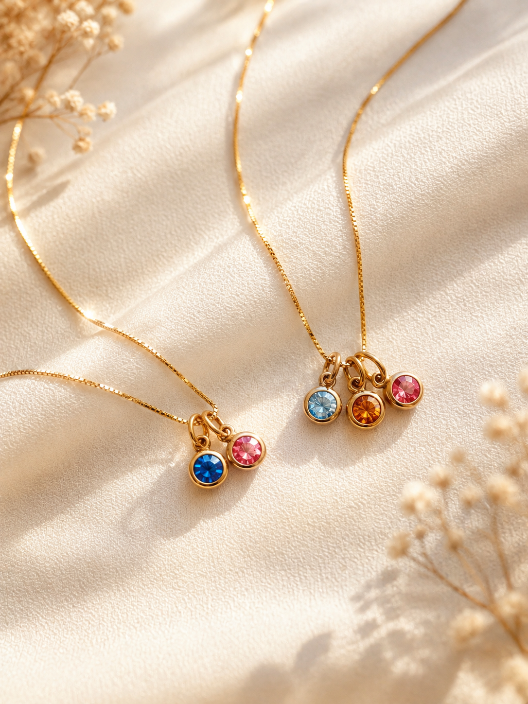Birthstone Charm Add-On | Personalized Birth Month Charm for Necklace & Bracelet