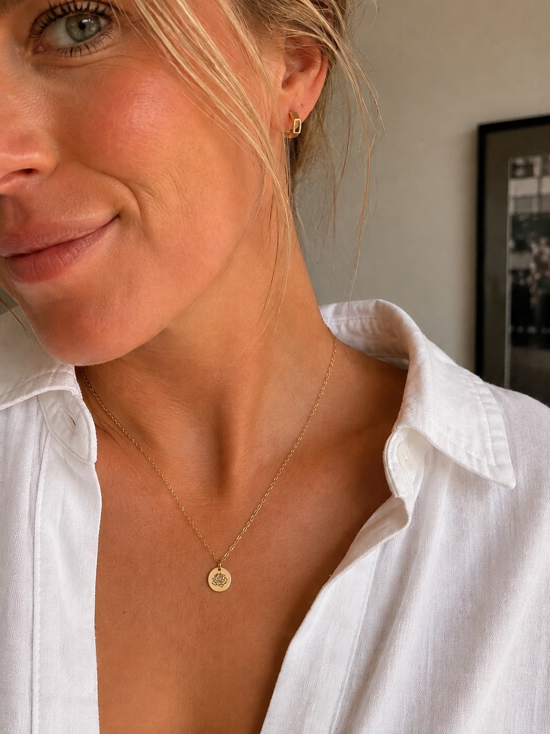 Personalized Birth Flower Necklace | 14k Gold Filled, Sterling Silver & Rose Gold Filled