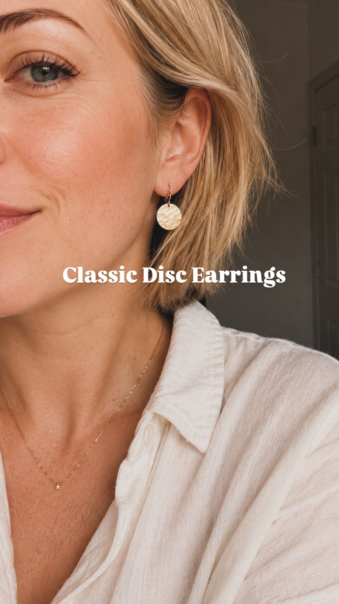15mm Disc Earrings | 14k Gold Filled, Sterling Silver & Rose Gold