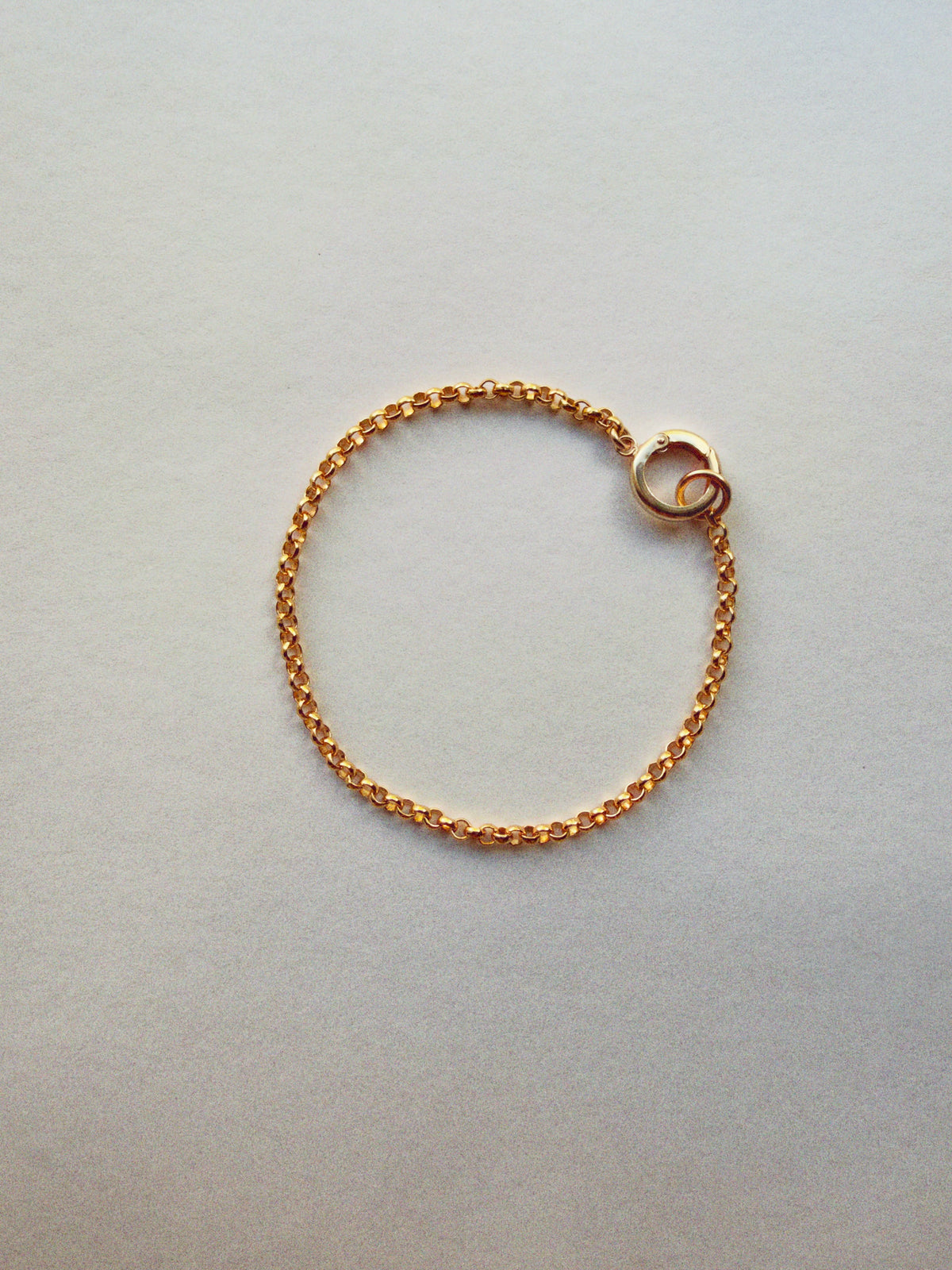 14K Gold Filled Charm Holder Bracelet | Personalized Build Your Own Charm Bracelet