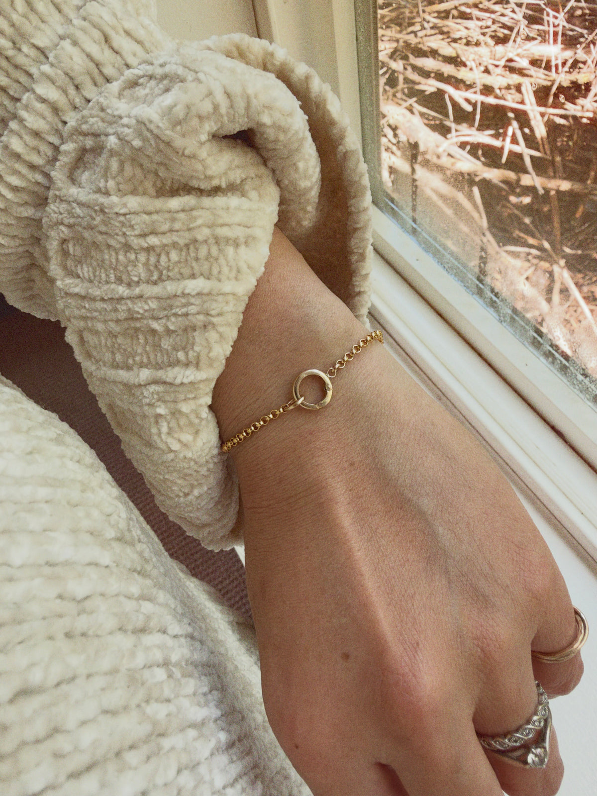 14K Gold Filled Charm Holder Bracelet | Personalized Build Your Own Charm Bracelet