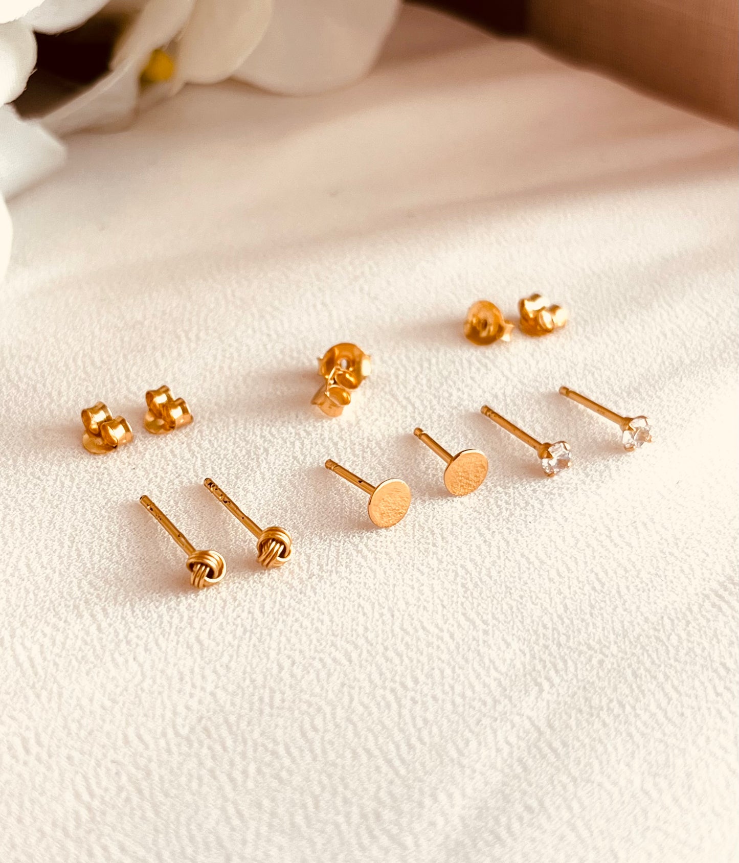 Everyday Gold Earring Set, Minimalist, stud Earrings, Wife Gift, girlfriends gift, Valentines Gift, Gift For Her, Gift For Mom, Birthday Gift, Christmas Gifts, Holiday Gifts, Gift For Mom, Birthday Gift, Christmas Gifts, Graduation Gifts, Sister Gifts,