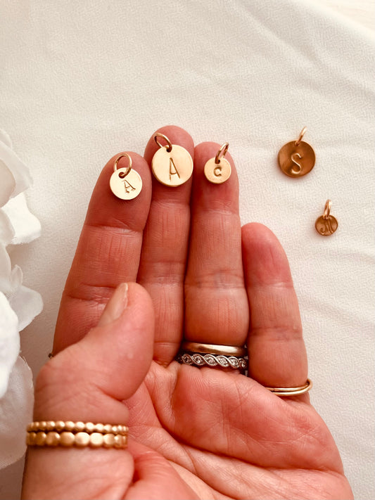 Initial Charm Collection | Personalized Letter Add-Ons