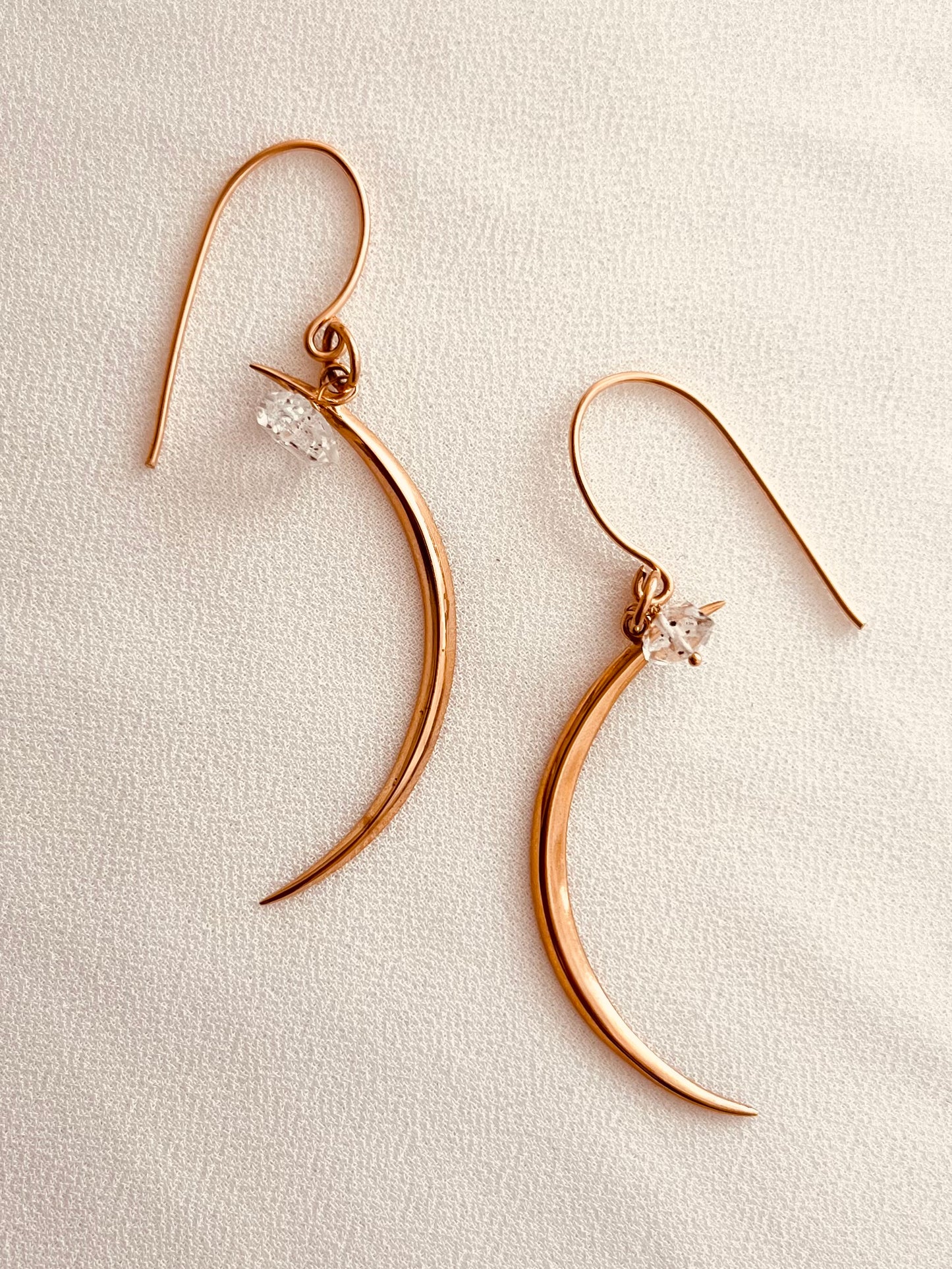 Crescent Drop Earrings