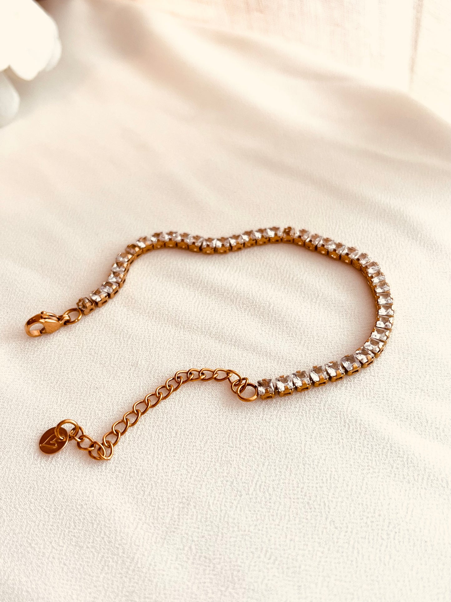 Waterproof Gold Tennis Bracelet | Wear 24/7 Jewelry