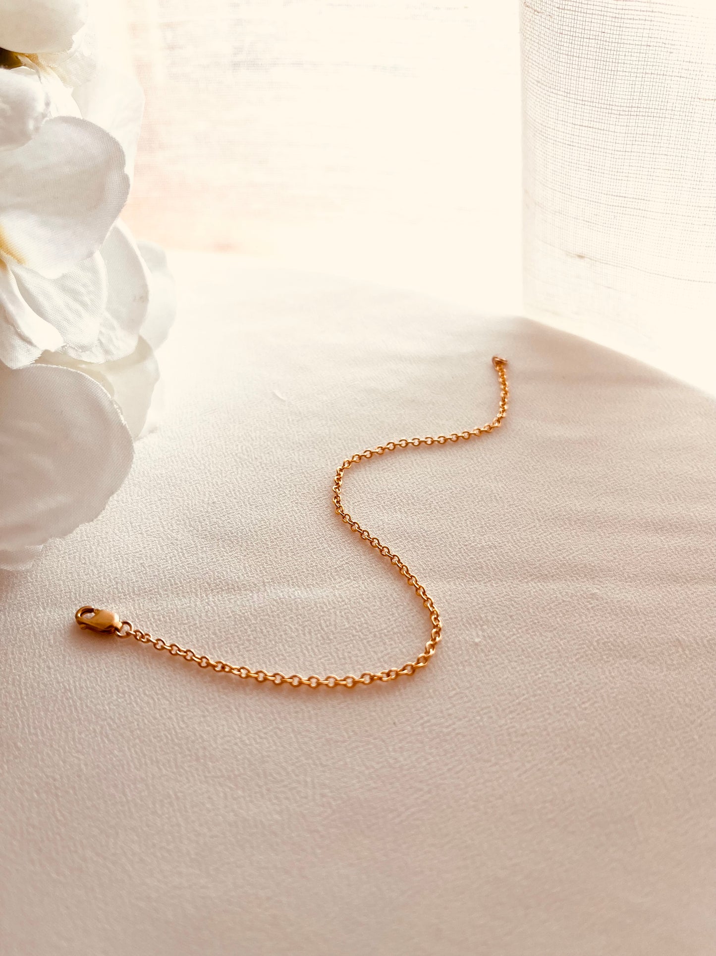 Custom Fit Gold Filled Bracelet | Waterproof Everyday Jewelry | Oval Chain