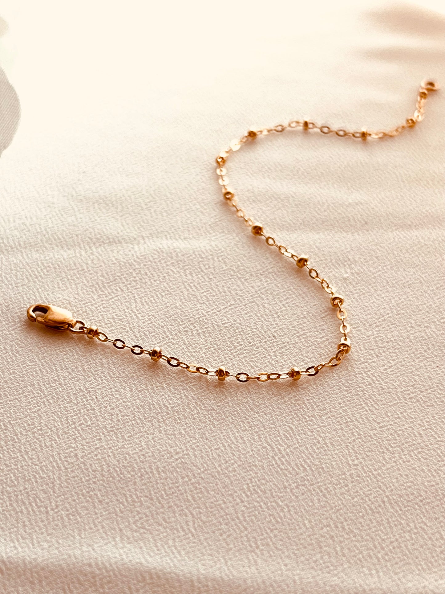 14K Gold Filled Satellite Bracelet | Custom Fit Waterproof Bracelet