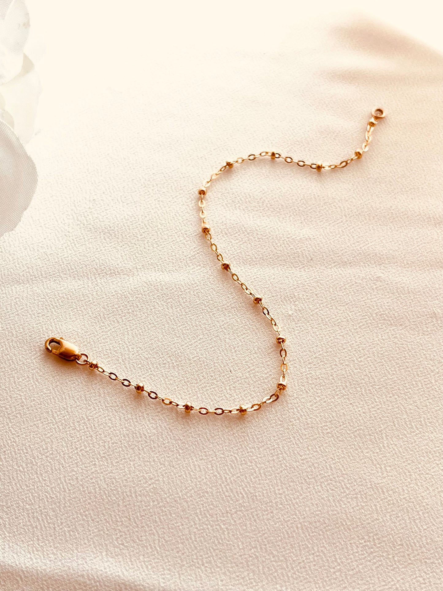 14K Gold Filled Satellite Bracelet | Custom Fit Waterproof Bracelet