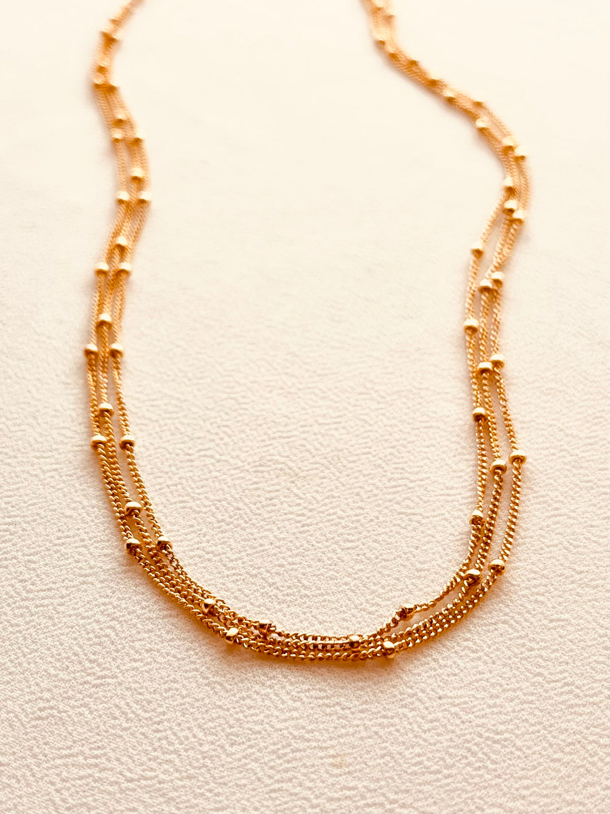 Satellite Chain Choker Necklace – Dainty Layered Choker for Women