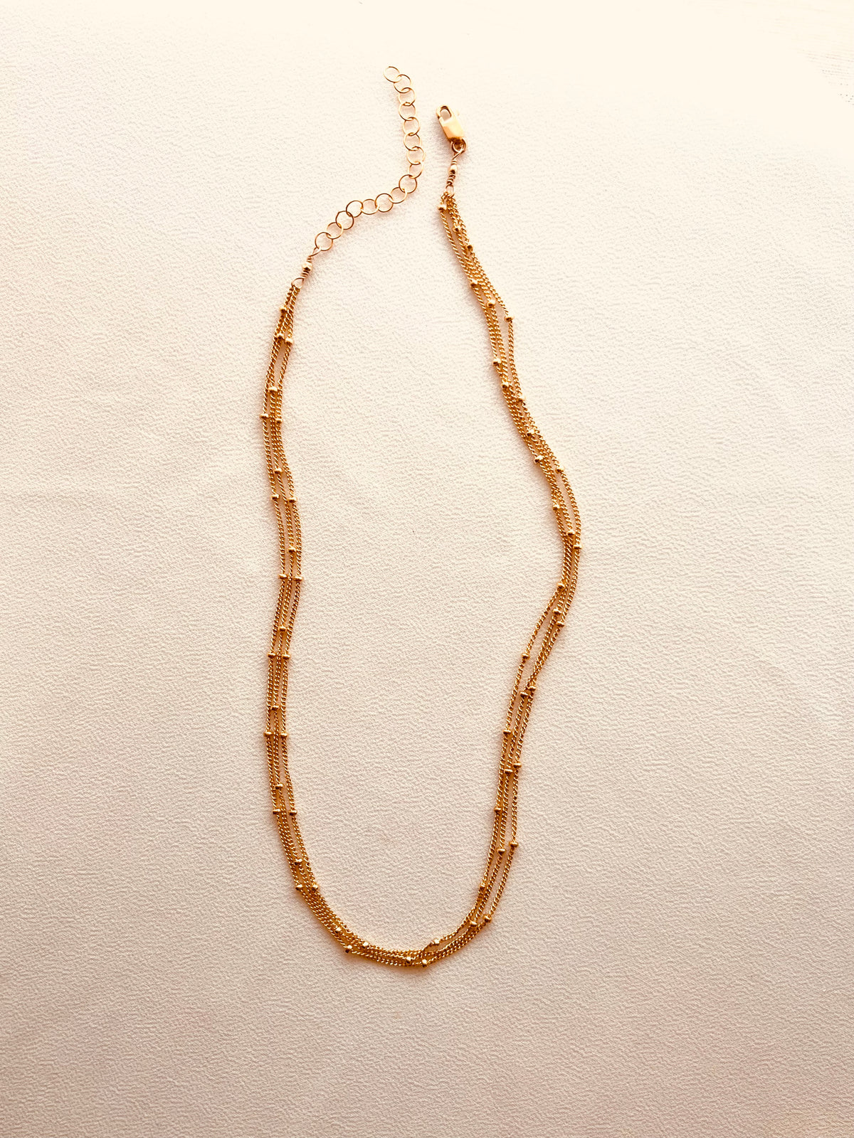 Satellite Chain Choker Necklace – Dainty Layered Choker for Women