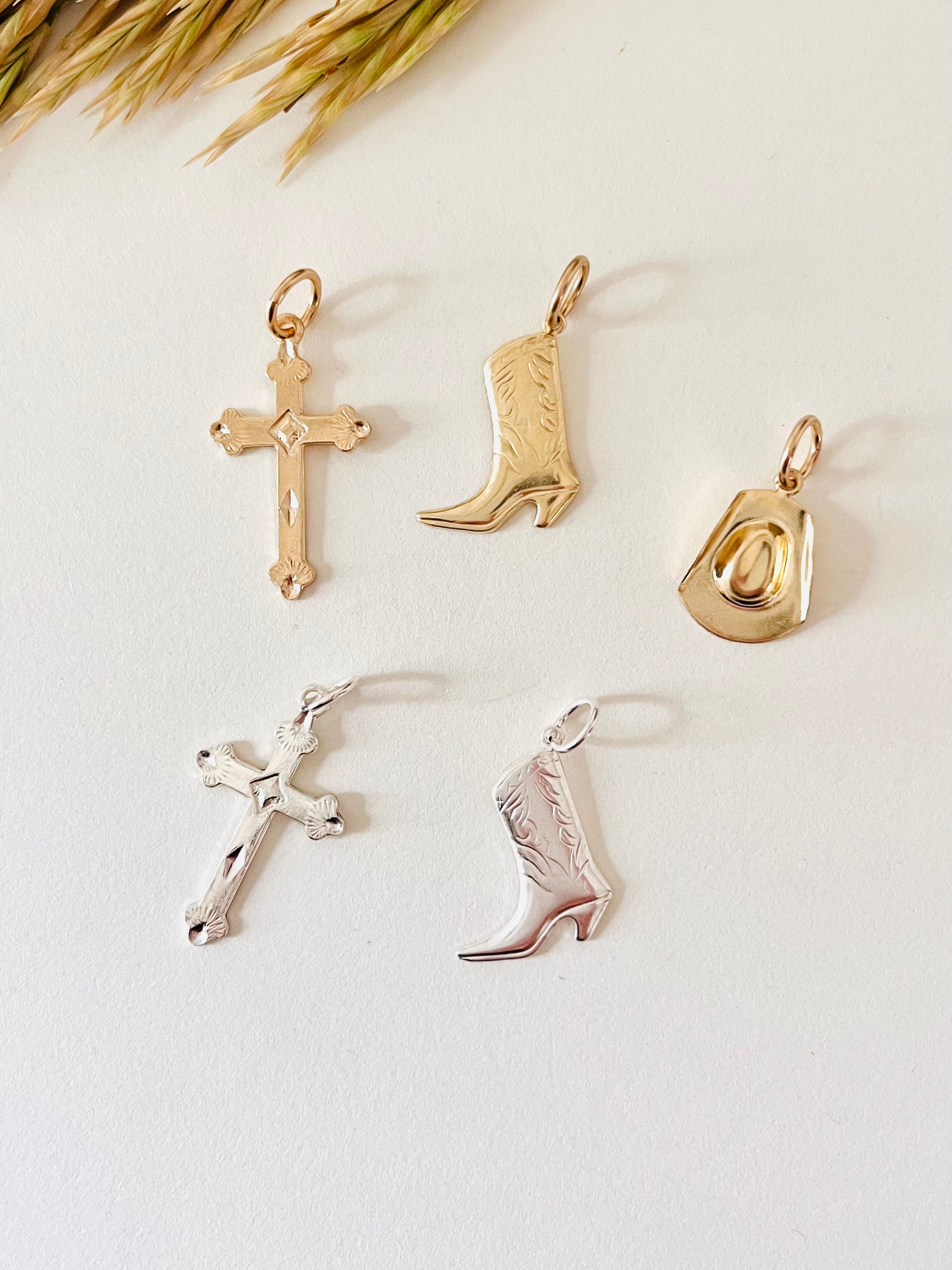 The Cowboy Collection, Cowboy Boot, Cowboy Hat, Cowboy Country Western Charm, Cross, Country Western Charm, Rodeo Cowgirl Jewelry