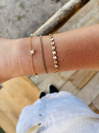 Ultra Dainty Pearl Bracelet