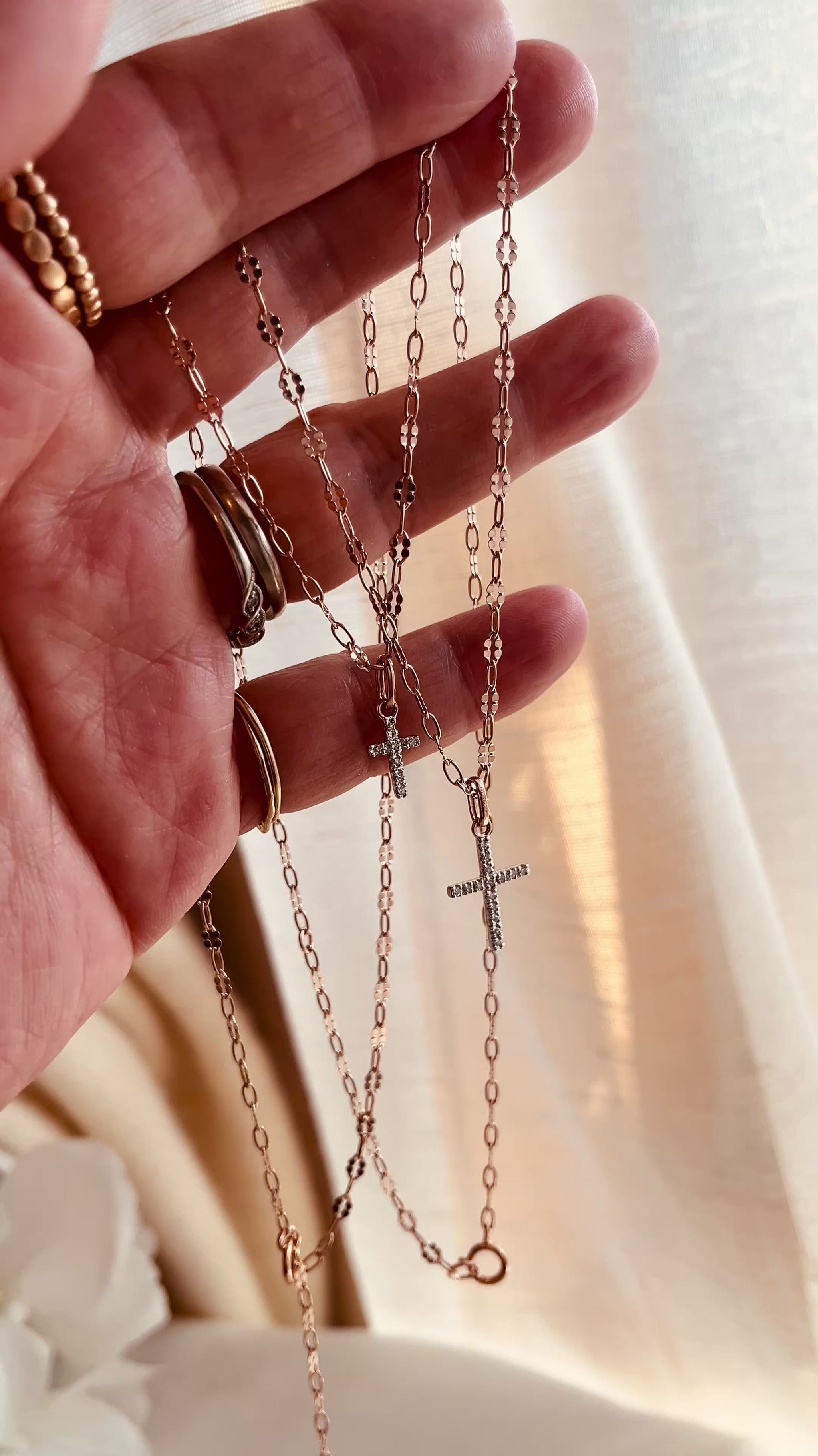 rose gold cross necklace,
cross necklace,
pave cross necklace,
faith jewelry,
dainty cross necklace,
minimal necklace,
rose gold filled chain,
everyday necklace,
layering necklace,
delicate jewelry,
tiny cross charm,
handmade necklace,
gift for her,
christmas gift,
valentine gift,
elegant jewelry,
timeless jewelry,
simple cross necklace,
wyoming jewelry,
coco wagner design
