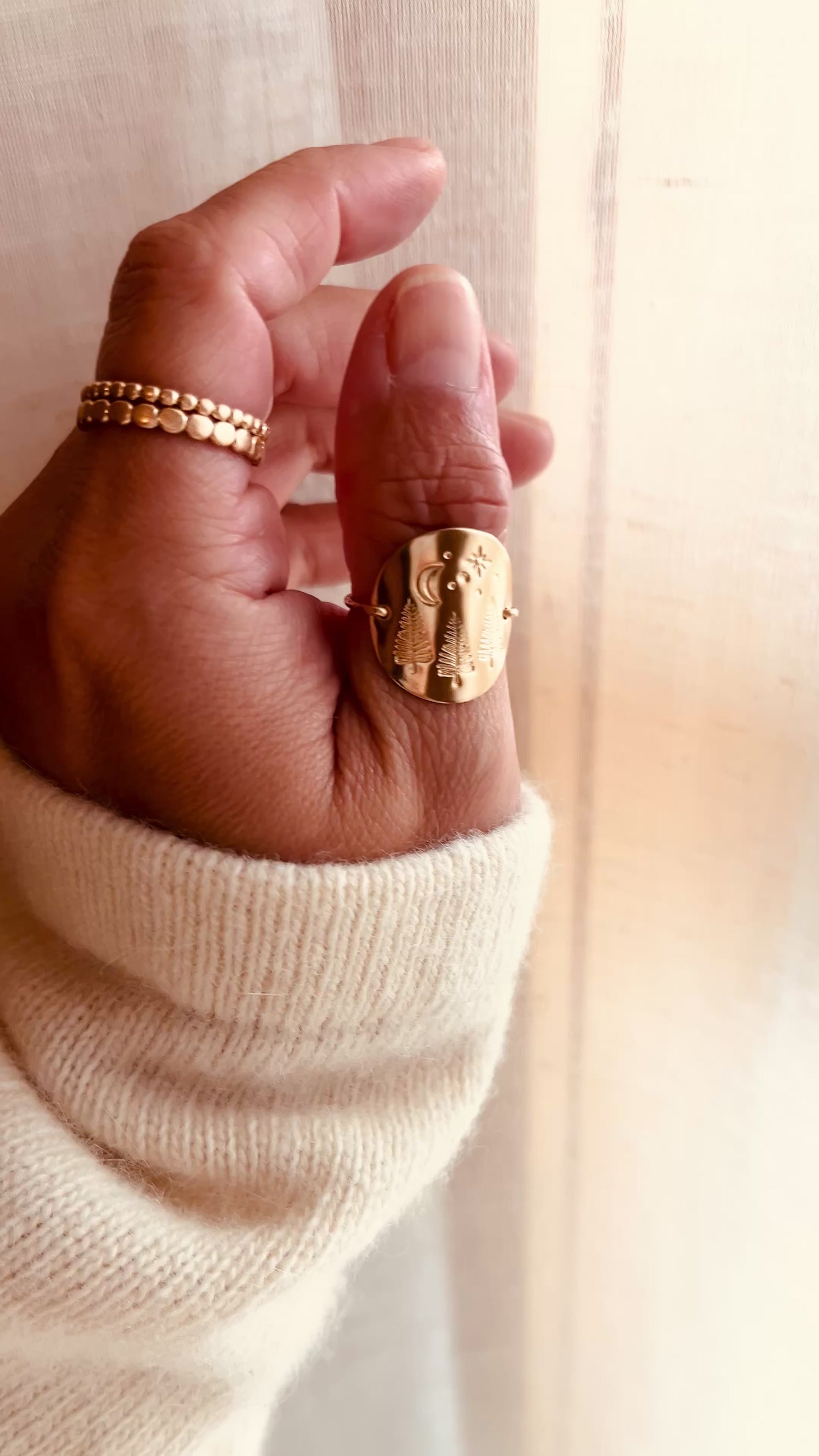 Wyoming Nights Ring, Nature lovers gifts, Mountain dreamers gifts, gift for her, holiday gifts, birthday gift, anniversary present, Christmas present 