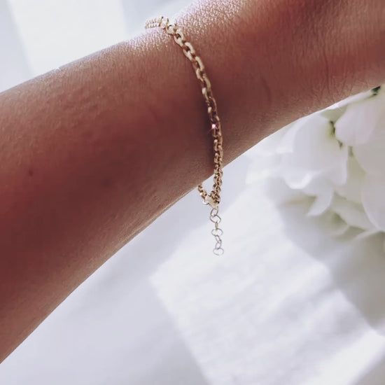 Boyfriend Chain Bracelet, Chain Bracelet, 14k gold filled bracelet