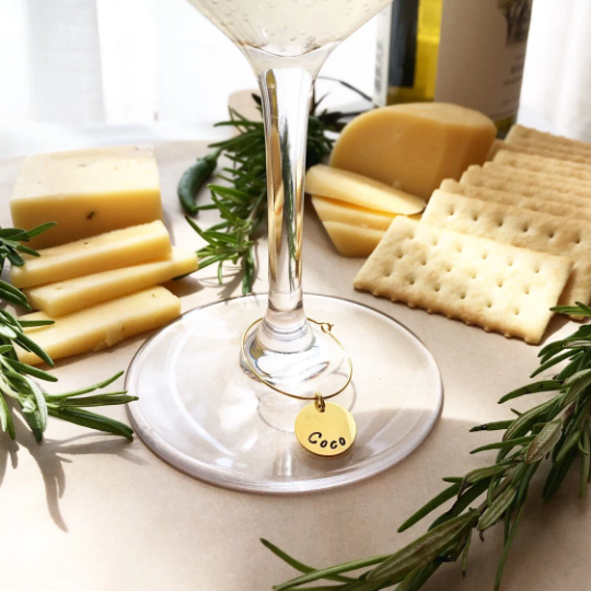 Gold Wine charms, Wine tasting party, Custom wine charm, Wedding wine charms, Silver wine charms, Wine glass charms, Personalize Gifts, Wine Wedding Favors, Wedding Guest Gift, Graduation favours, Bridal Party, Graduation gifts, Bachelorette, Personalized drink markers, wine testing,