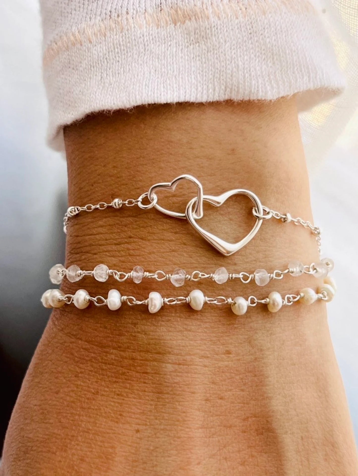 Heart Layered Bracelet