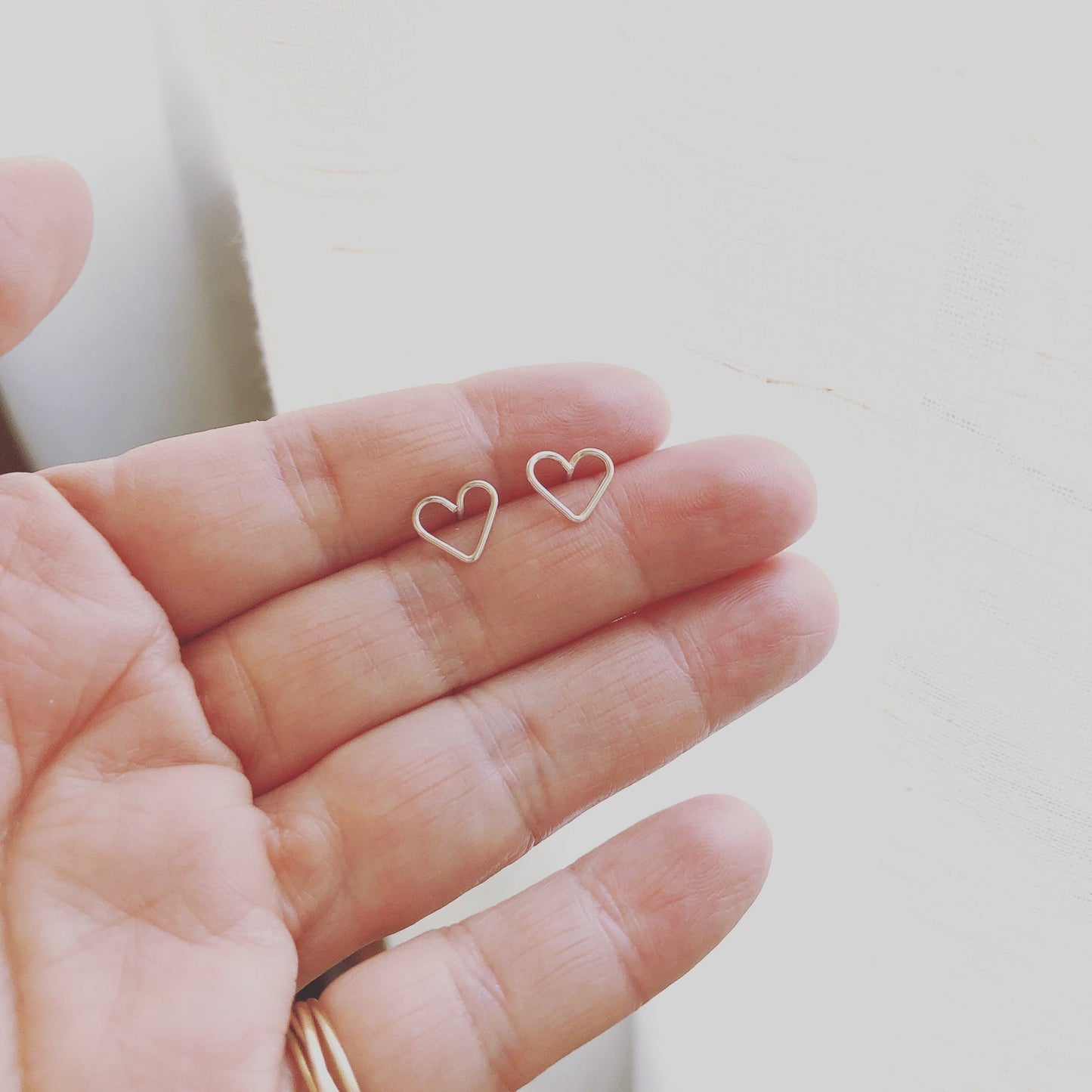 Heart Stud Earrings