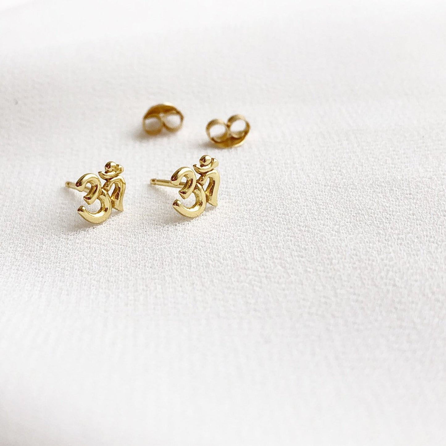 Om Stud Earrings