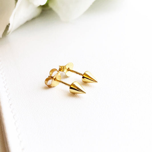 Spike Stud Earrings | Edgy Earrings | Minimal Punk Jewelry