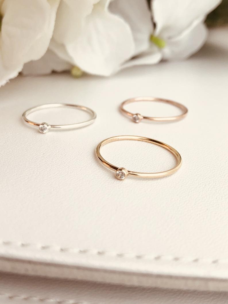 Thin Dainty Ring