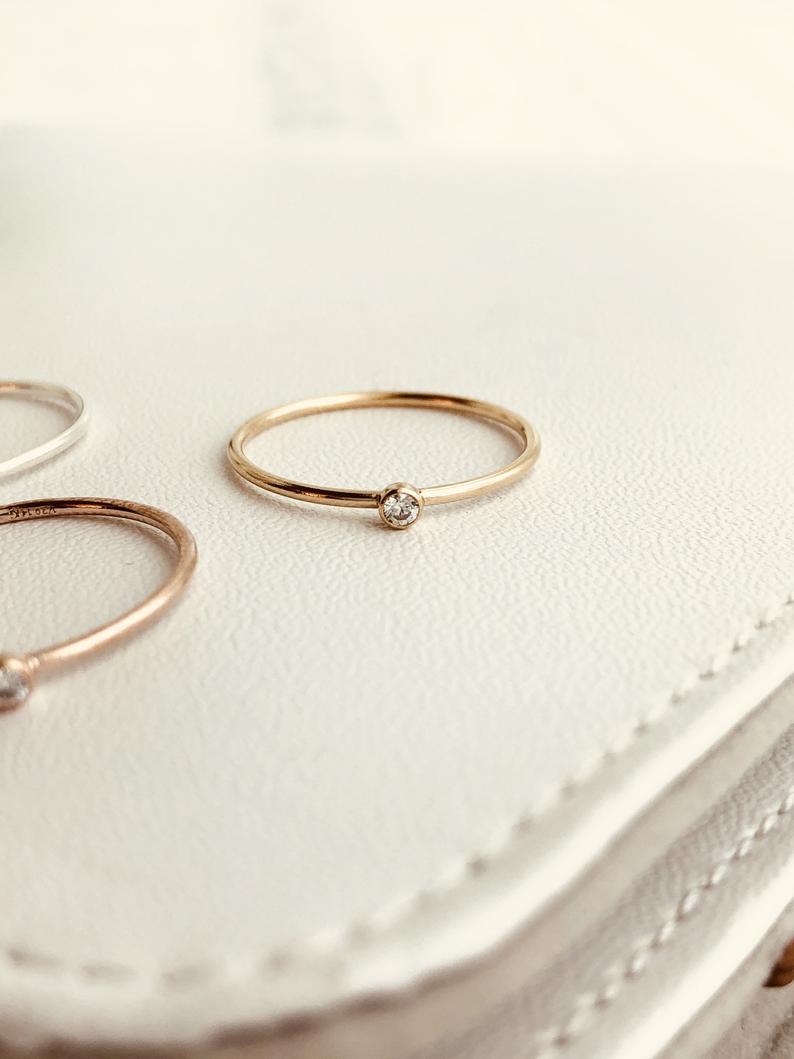 Thin Dainty Ring