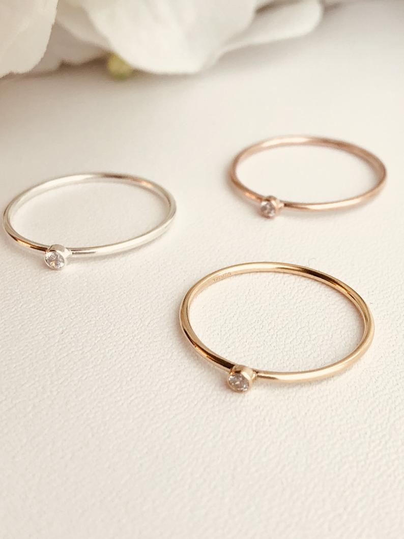 Thin Dainty Ring