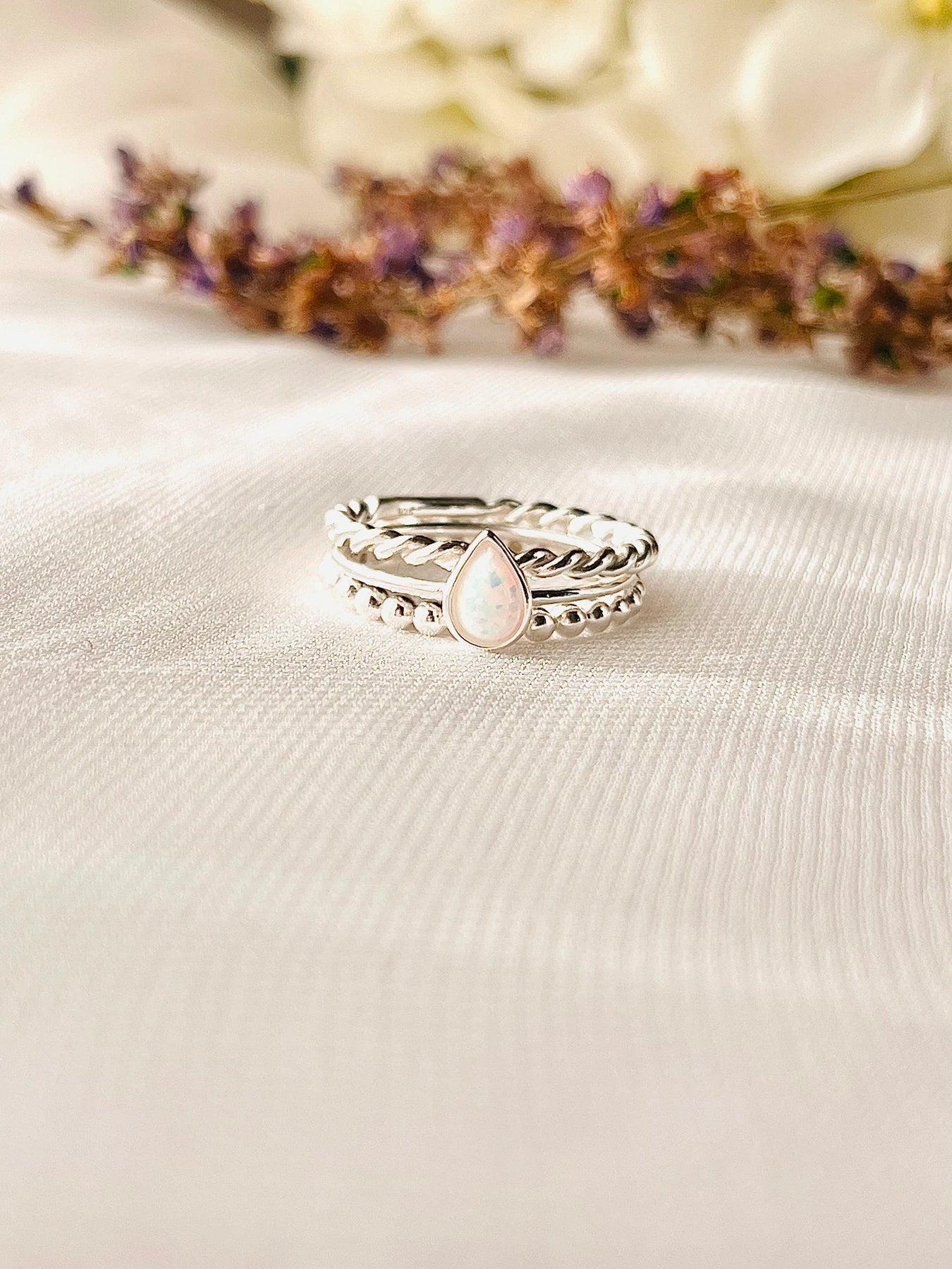 Dainty sterling 2025 silver rings