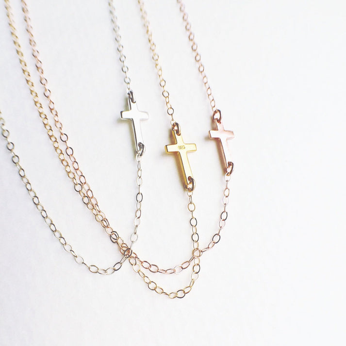 Cross Necklace, Cross Jewelry, Delicate Jewelry, Mothers Gift, Coco Wagner Jewelry, Gift For Her, Gift Ideas, Birthday Gift, Mothers Gift, Christmas Gift Ideas, Mothers Day Gift Minimalist Jewelry, Everyday Jewelry, Simple and Dainty