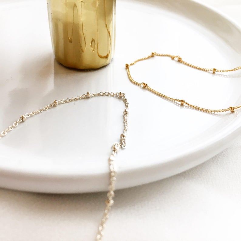Ultra Dainty Satellite Necklace, Ultra Dainty jewelry, Satellite Necklace, Jewelry Necklace, gift for her, everyday jewelry, holiday gifts, Mother gift, Mother’s Day gifs, birthday gifts 