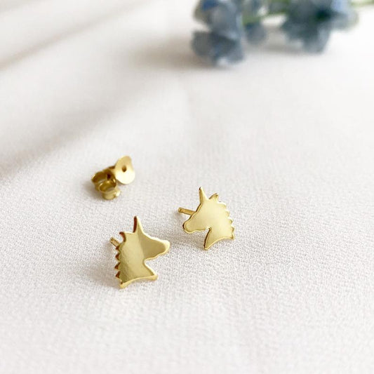 Unicorn Stud Earrings | Tiny  Unicorn Earrings | Magical Jewelry Gift for Girls