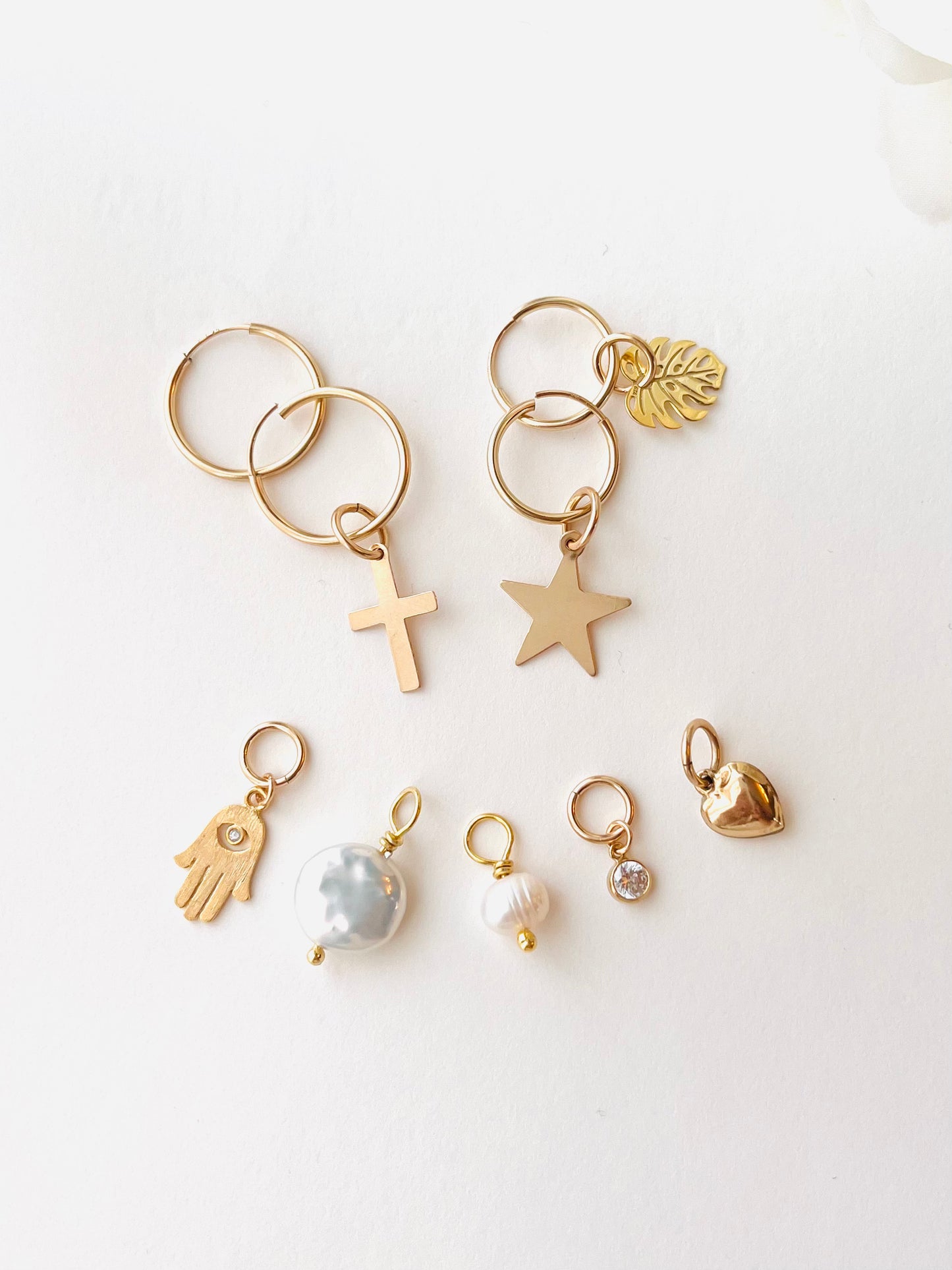 Coco Mix And Match, Coco Mix And Match Charm Add your faves Charm To Your Hoop Earring. Coco Everyday Hoops
