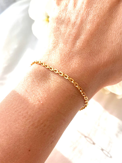 Boyfriend Chain Bracelet, Chain Bracelet, 14k gold filled bracelet