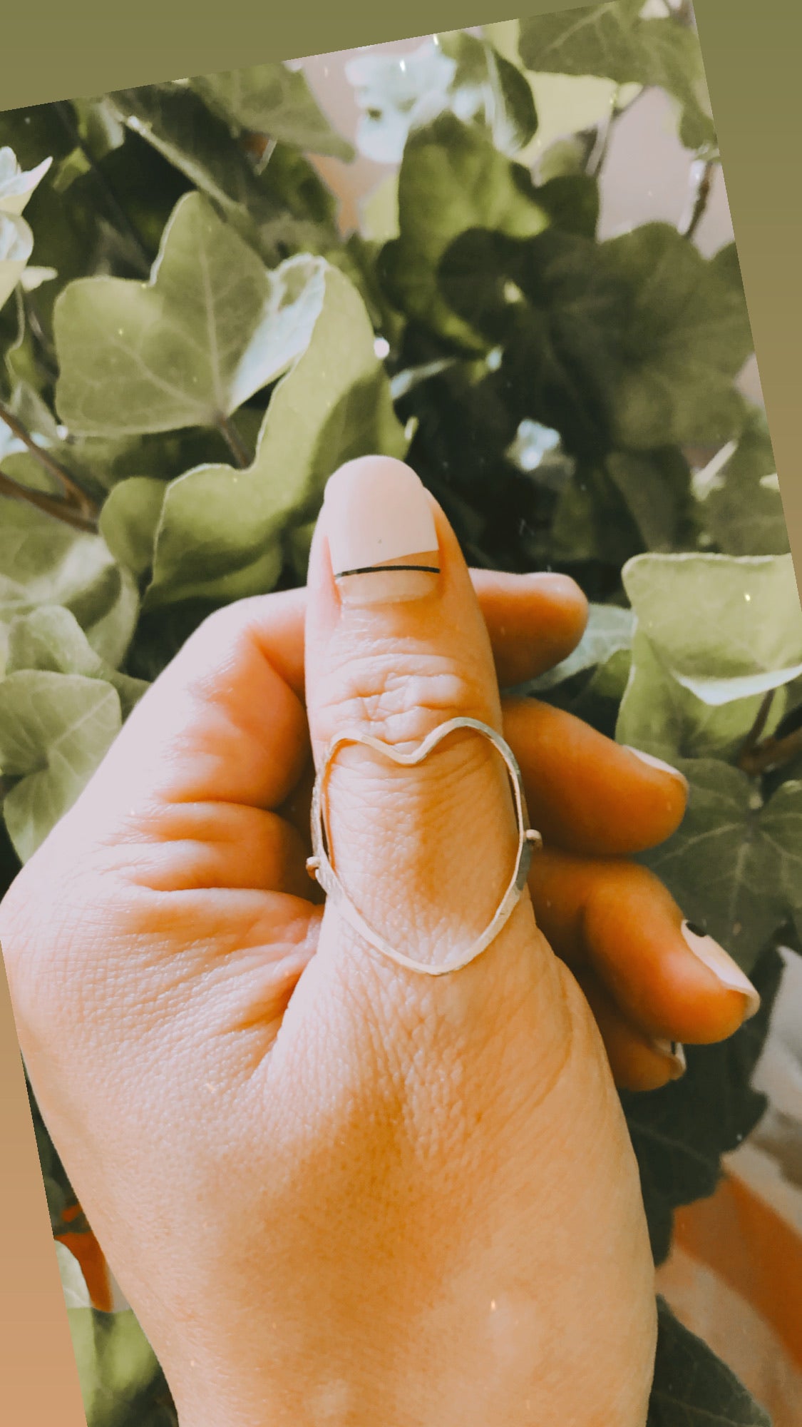 Organic Heart Ring