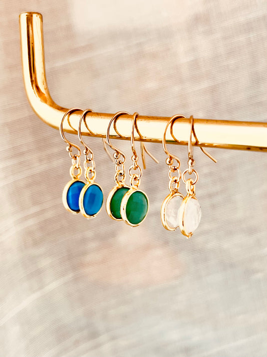 Gemstone Drop Earrings, Turquoise Earrings, Rose Quartz Earrings, Green Onyx Earrings, Dainty Drop Earrings, Gift For Her, Holiday gift guide, Holiday gift Ideas, Gift For Her,  Birthday Gift, Graduation Gift,  Mothers Gift, Anniversary Gift,  Bridesmaid Gift, Teacher Gifts, Gift For Her,  Valentines Gift,  Best Friends Jewelry, Friendship Jewelry, Wife Gift Ideas, Everyday Jewelry, Simple and Dainty