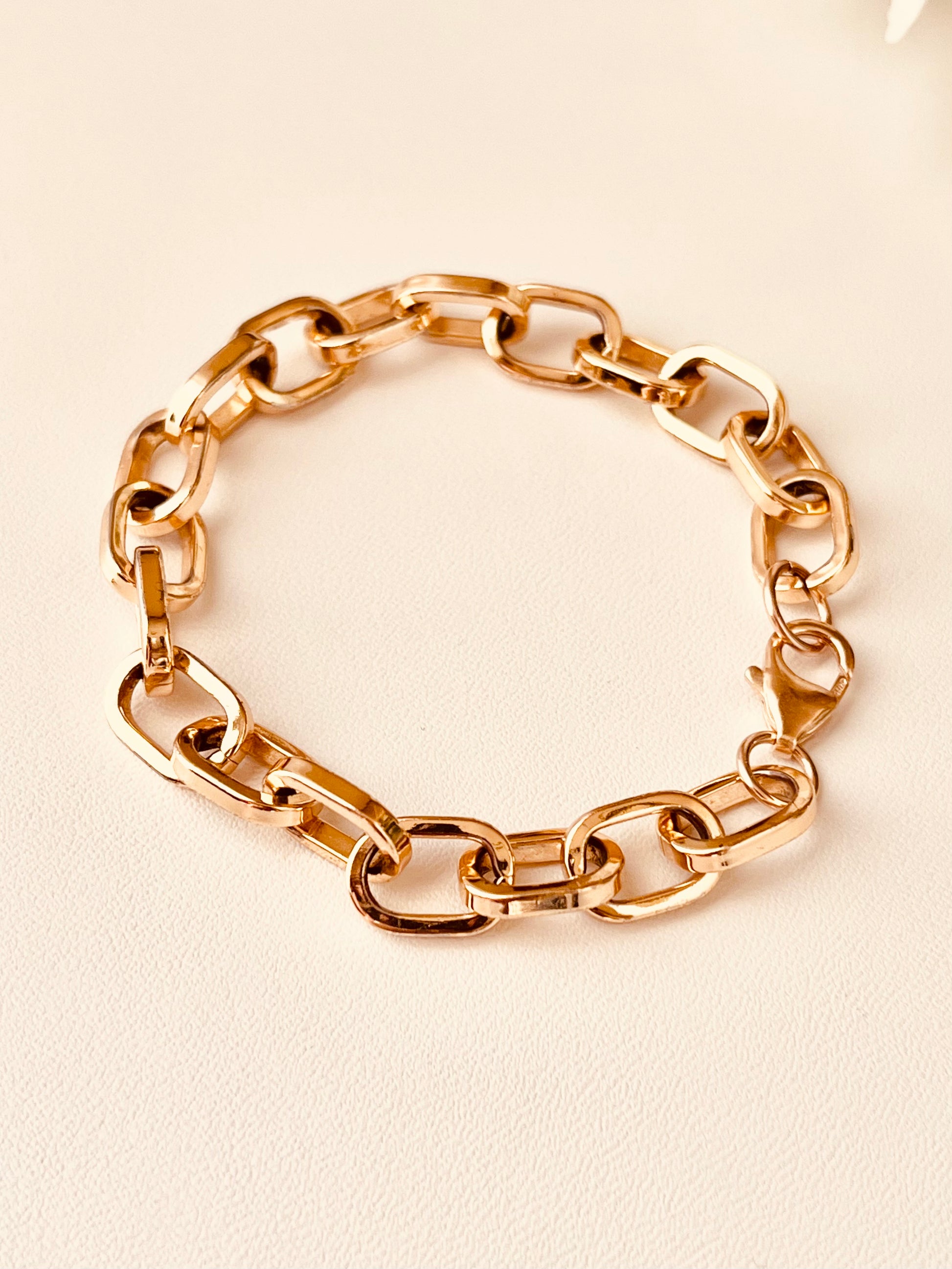 Chunky Chain Bracelet, Chunky Link Bracelet, Gold Thick Bracelet, Thick Link Bracelet, Layering Bracelet, Statement Bracelet, Gift Ideas