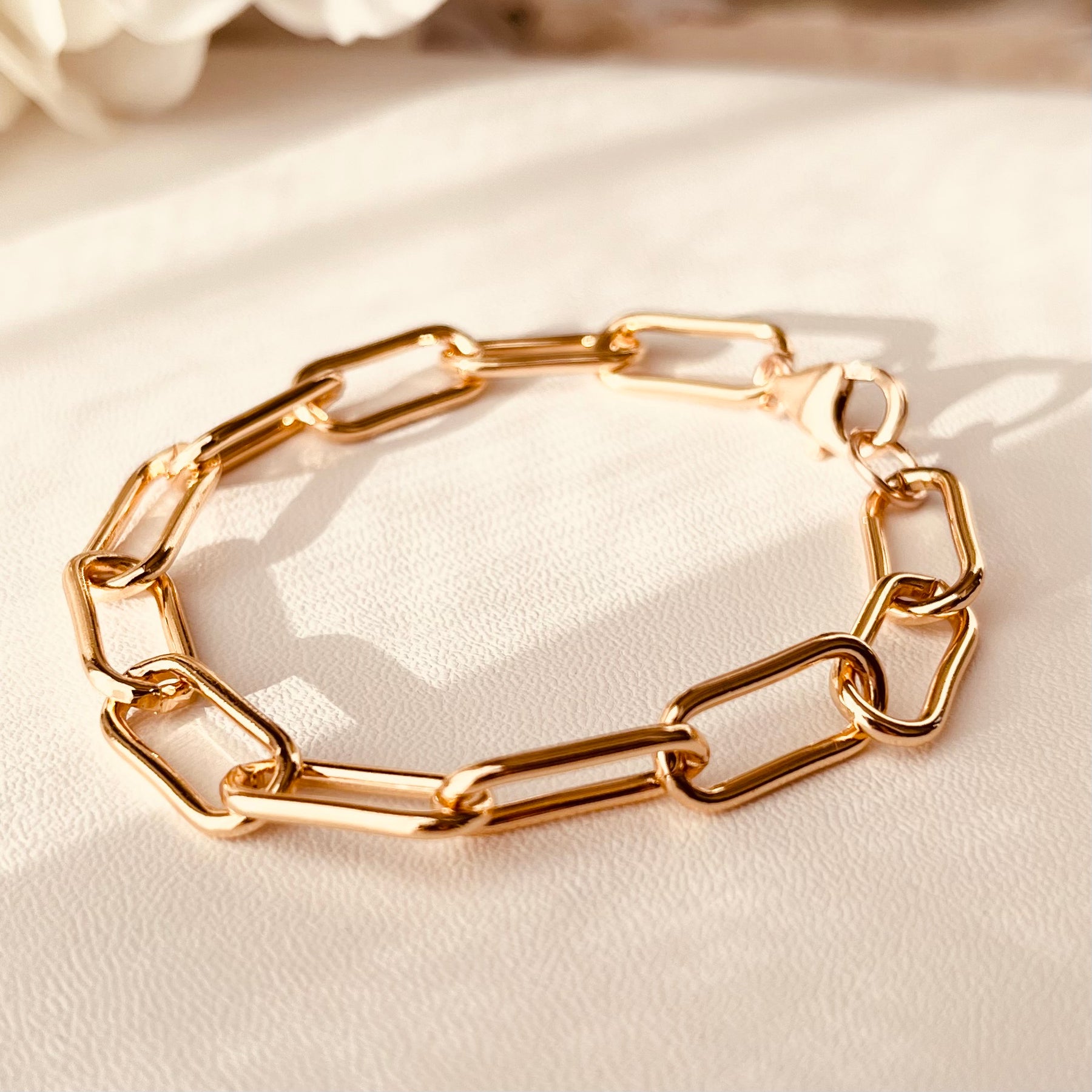 Women's Chunky Thick Link Chain Bracelet