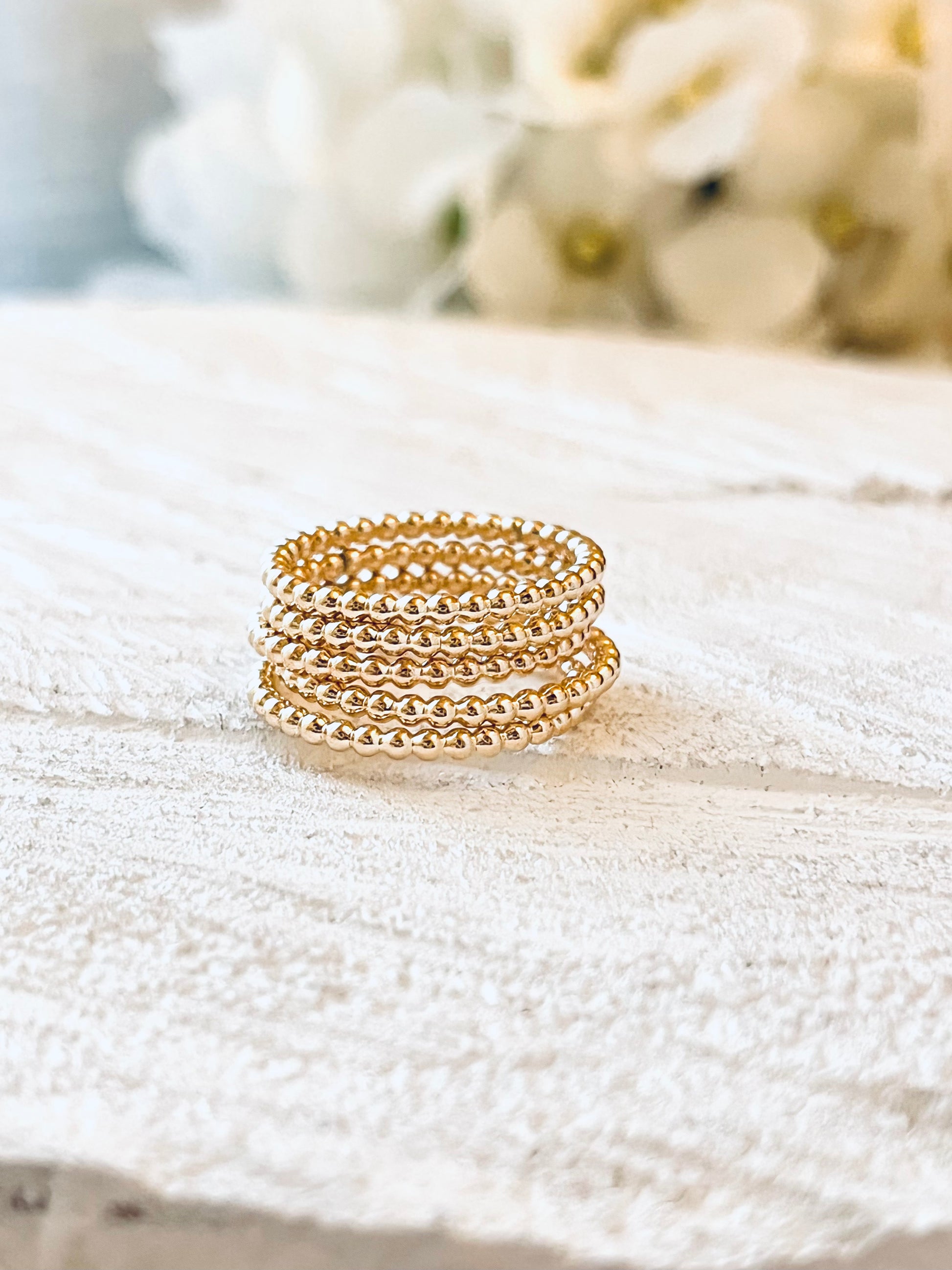 Beaded Ring, gold filled rings,  Stacking Rings, Stackable Rings, Dainty Rings, Delicate Rings,  Simple Ring, 