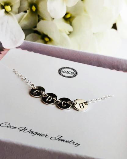 Initial Choker Necklace, Tiny Initial Necklace, Initial Necklace, Custom Initial Jewelry, Personalized Gift, Monogram and Name Jewelry, Delicate Jewelry, Mothers Gift, Coco Wagner Jewelry, Gift For Her, Gift Ideas, Birthday Gift, Mothers Gift, Christmas Gift Ideas, Mothers Day Gift Minimalist Jewelry, Everyday Jewelry, Simple and Dainty