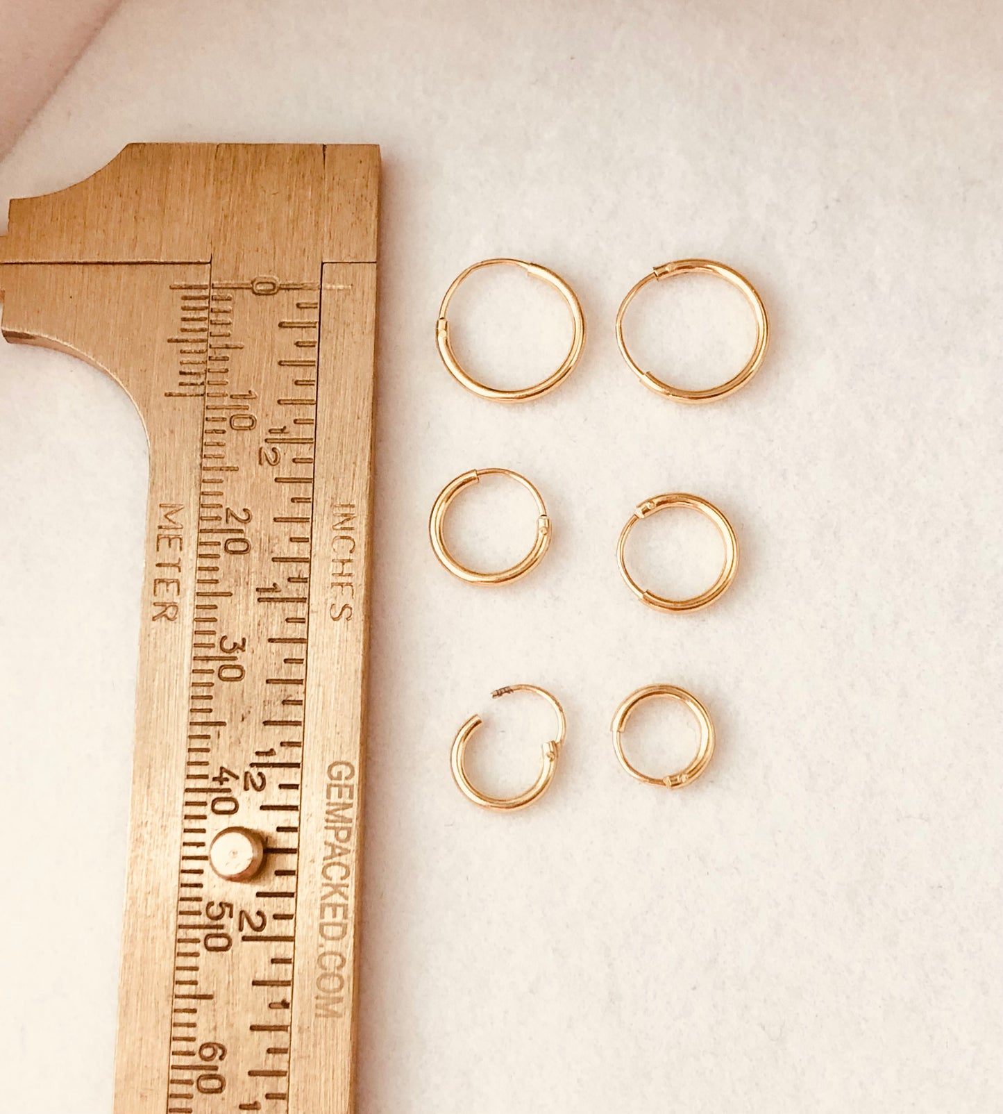 Endless Hoop Earrings SET, Huggie Hoop Earrings, Set of 3 Hoop Earrings 3 Sizes, Gift Set, Dainty Huggie Earrings, Minimalist Earrings