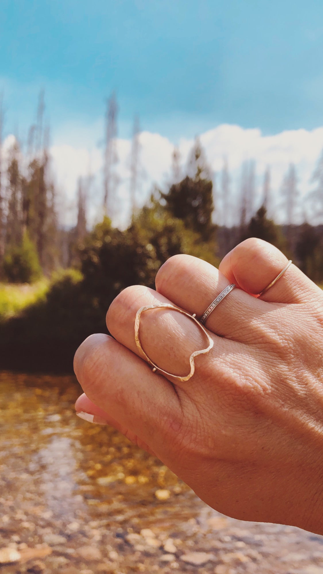 Heart Ring, Organic Heart Ring, Organic Hammered Heart Ring, Open Heart Ring, Thumb Ring, Large Heart Ring, Handmade Ring, Thin Heart Ring