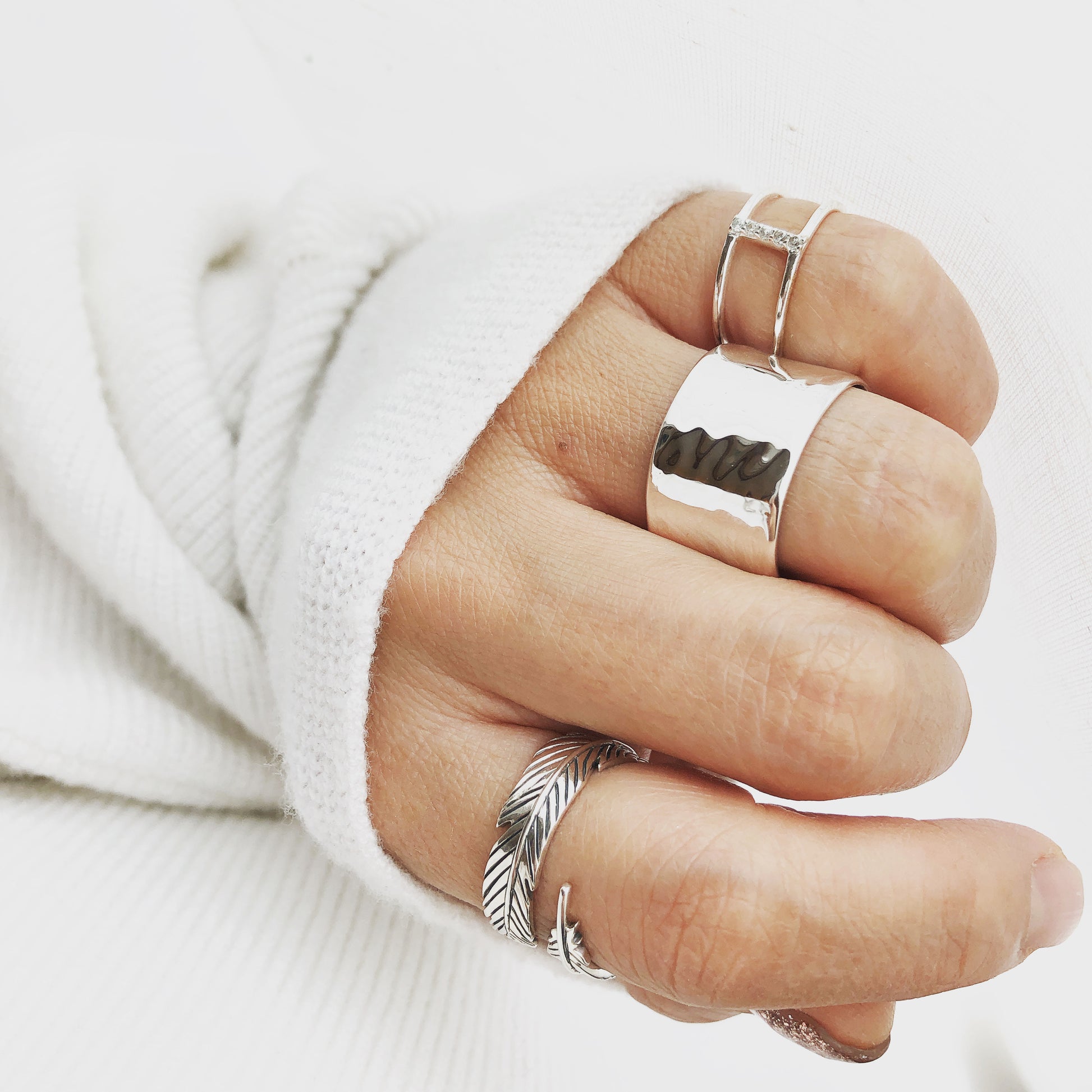 Silver Wide Ring, Hammered Silver Ring, Wide Band Ring, Minimalist Design, Statement Ring, Hammered Band, Holiday Gift, Birthday, Mothers Gift