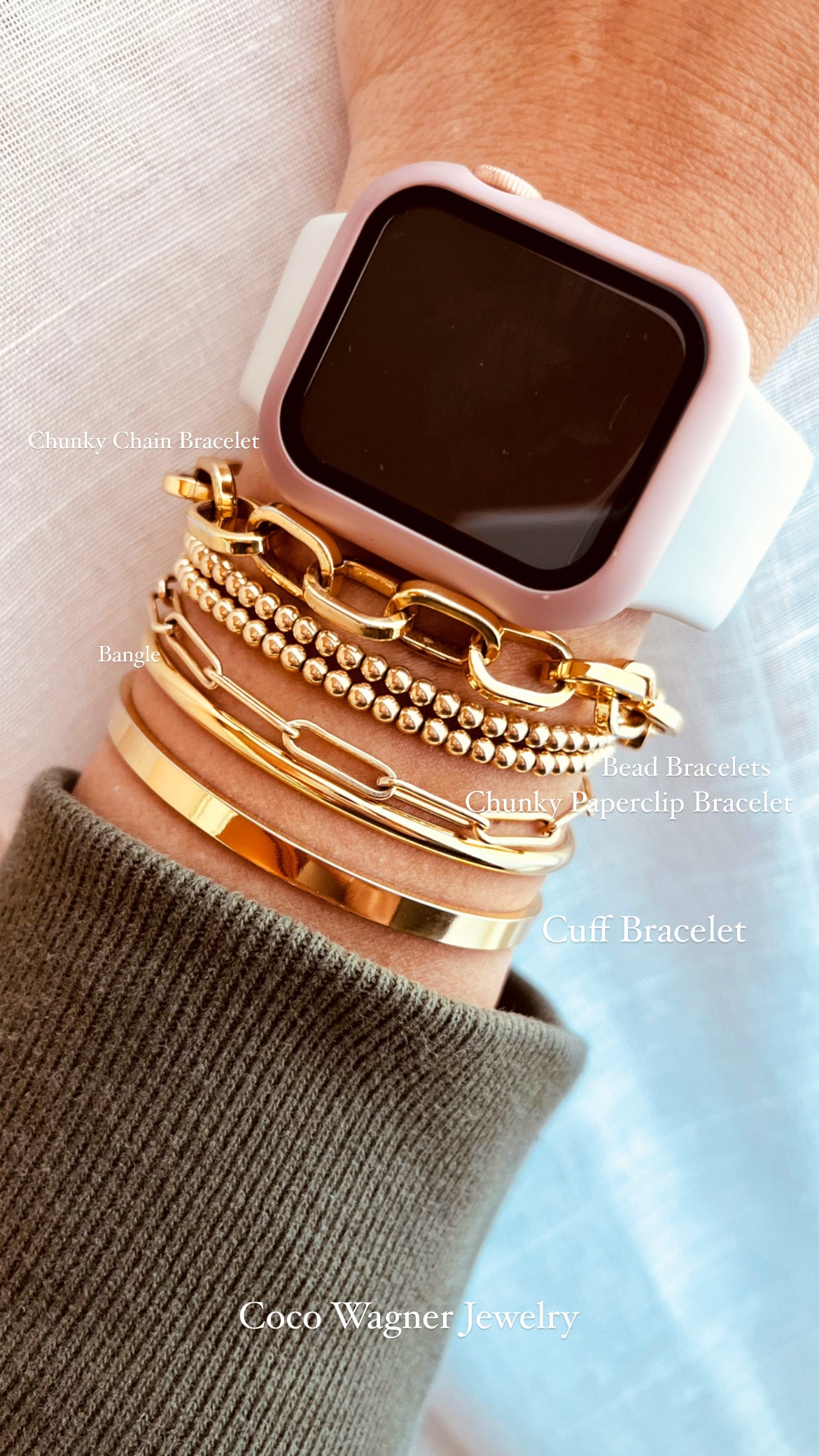 Cuff Bracelet, Office Outfit, Delicate Jewelry, Mothers Gift, Coco Wagner Jewelry, Gift For Her, Gift Ideas, Birthday Gift, Mothers Gift, Christmas Gift Ideas, Mothers Day Gift Minimalist Jewelry, Everyday Jewelry, Simple and Dainty Holiday gift guide, Holiday gift Ideas, Gift For Her, Mother and Daughter